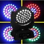 37pcs 9W tricolor  LED Moving Head wash Light Dm-015
