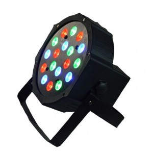 Hot Cheap LED Flat  Par Cans Light 18pcs 3W DP-017